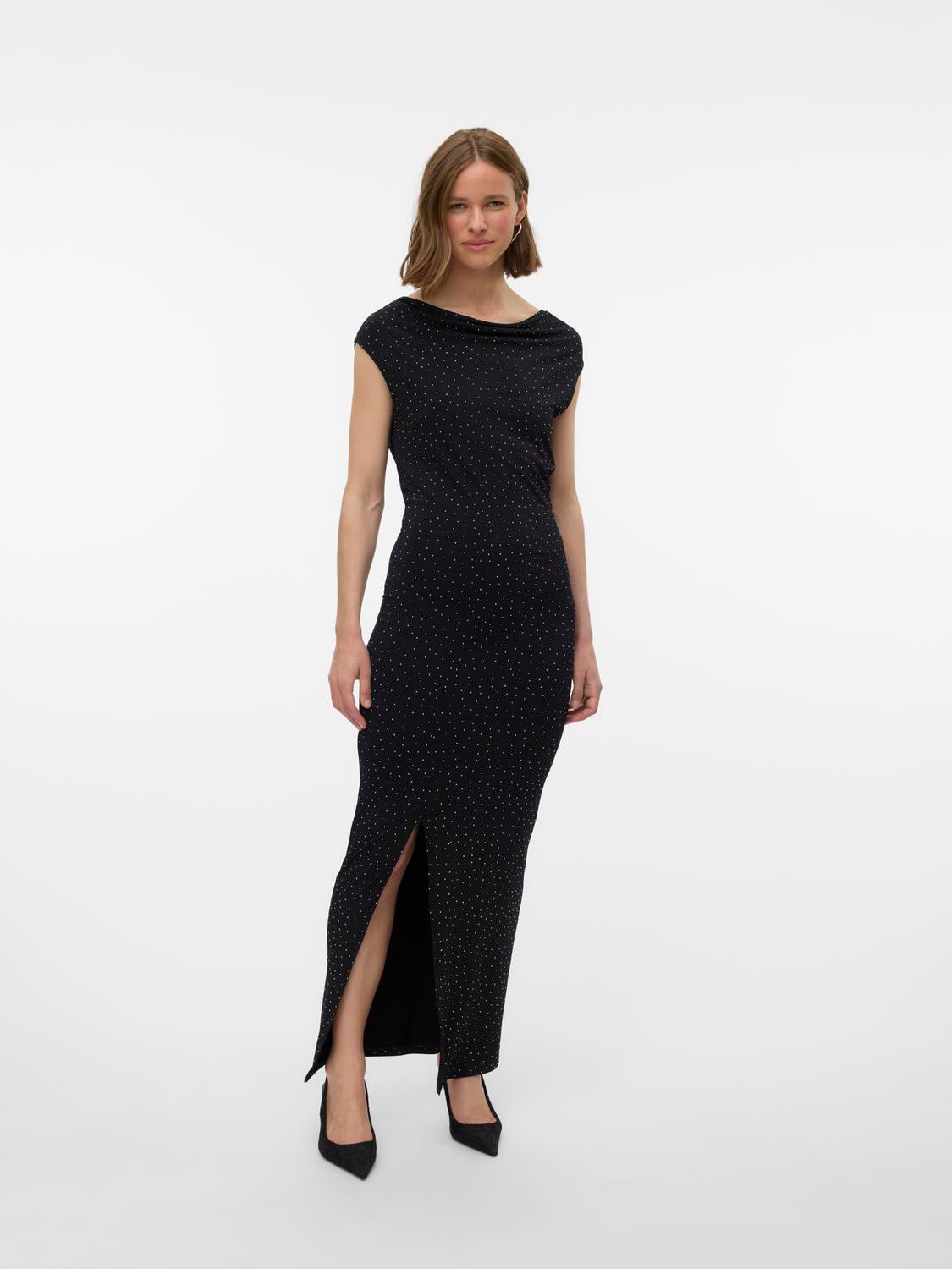 VMNATA Long Dress - Black - VERO MODA & VILA Bergvik